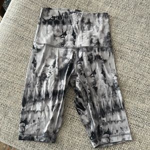 Lulu lemon long biker shorts